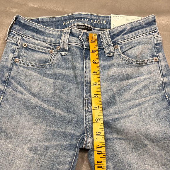 American Eagle AE Next Level Stretch Festival Flare Jeans Size 4 W27 NWT! - Picture 5 of 9